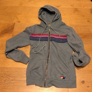 Cute grey/light purple Aviator Nation Hoodie